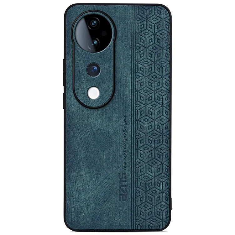 AZNS For vivo S19 Pro 5G Case Leather+TPU Phone Cover Imprinted Pattern