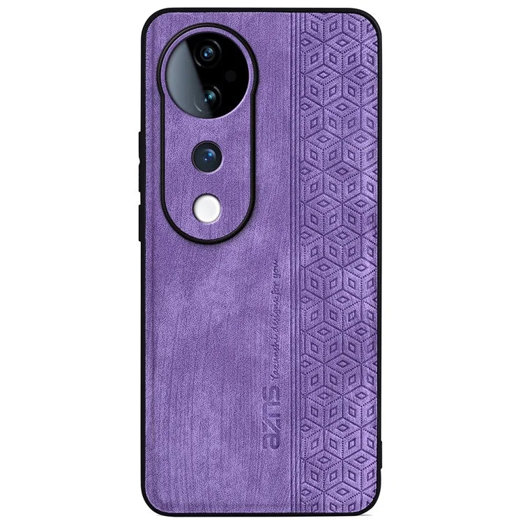 AZNS For vivo S19 Pro 5G Case Leather+TPU Phone Cover Imprinted Pattern