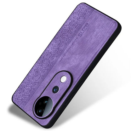 AZNS For vivo S19 Pro 5G Case Leather+TPU Phone Cover Imprinted Pattern
