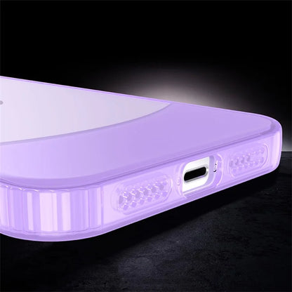 For iPhone 15 Pro Max Case Dual Color Splicing Clear Back TPU Phone Cover