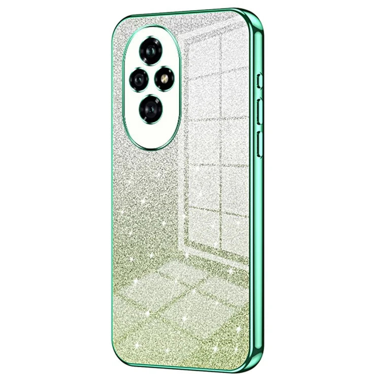 For Honor 200 5G Case Gradient Glitter Anti-Drop Soft TPU Phone Cover