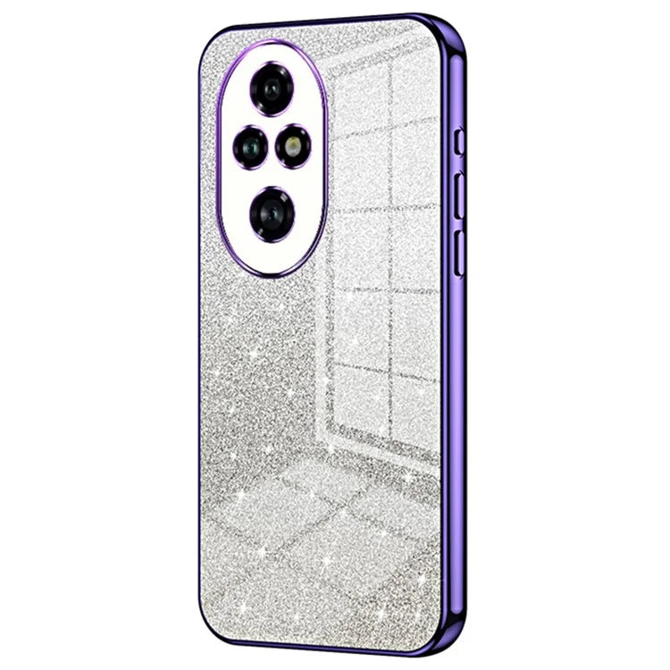 For Honor 200 Pro 5G Case Bling Gradient Glitter Soft TPU Phone Cover