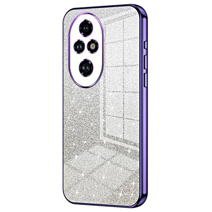 For Honor 200 Pro 5G Case Bling Gradient Glitter Soft TPU Phone Cover