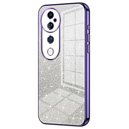 For vivo S19 Pro 5G Case Sparkling Glitter Soft TPU Gradient Color Phone Cover