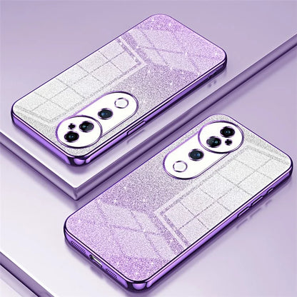 For vivo S19 Pro 5G Case Sparkling Glitter Soft TPU Gradient Color Phone Cover