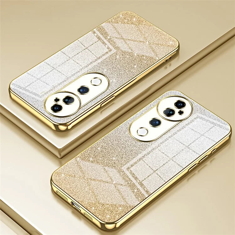 For vivo S19 Pro 5G Case Sparkling Glitter Soft TPU Gradient Color Phone Cover
