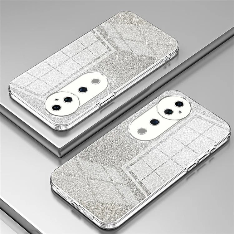 For vivo S19 Pro 5G Case Sparkling Glitter Soft TPU Gradient Color Phone Cover