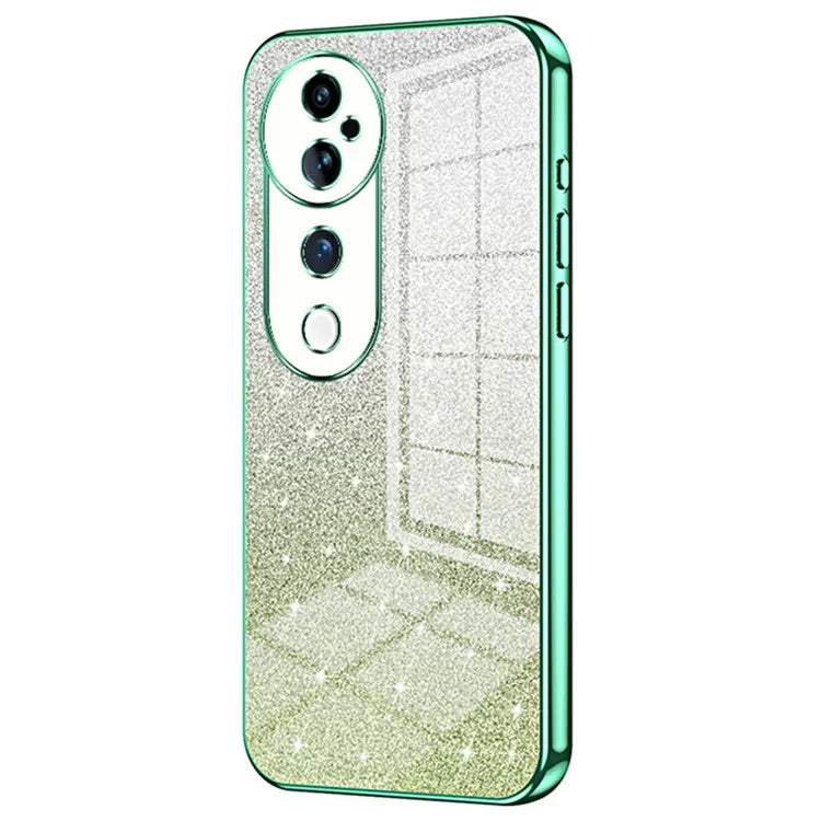 For vivo S19 Pro 5G Case Sparkling Glitter Soft TPU Gradient Color Phone Cover