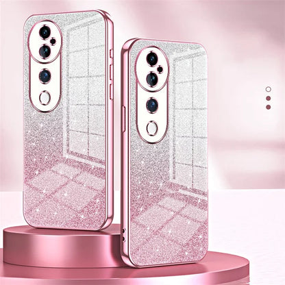 For vivo S19 Pro 5G Case Sparkling Glitter Soft TPU Gradient Color Phone Cover