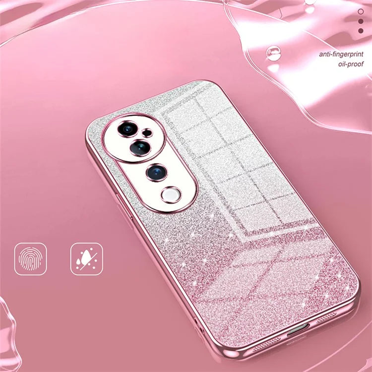 For vivo S19 Pro 5G Case Sparkling Glitter Soft TPU Gradient Color Phone Cover