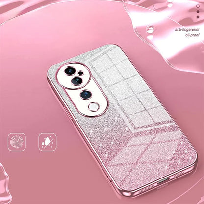 For vivo S19 Pro 5G Case Sparkling Glitter Soft TPU Gradient Color Phone Cover