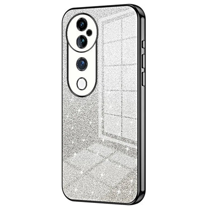 For vivo S19 Pro 5G Case Sparkling Glitter Soft TPU Gradient Color Phone Cover
