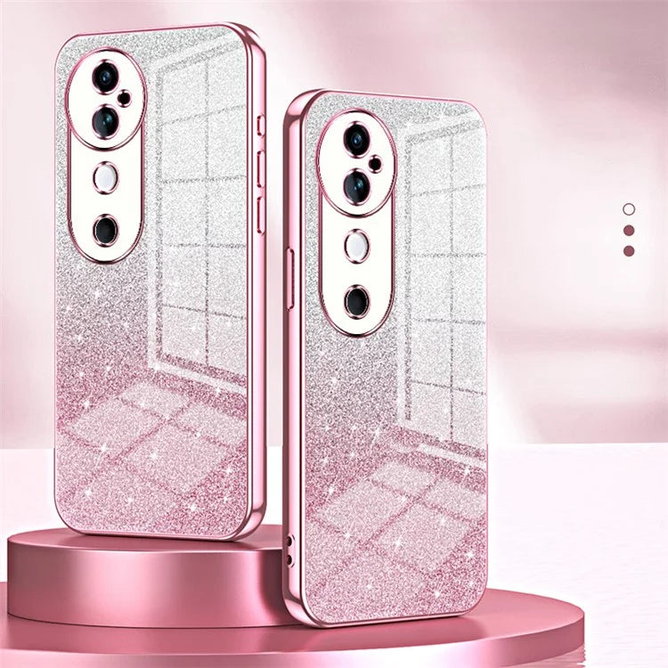 For vivo S19 5G Case Bling Gradient Glitter Soft TPU Phone Cover