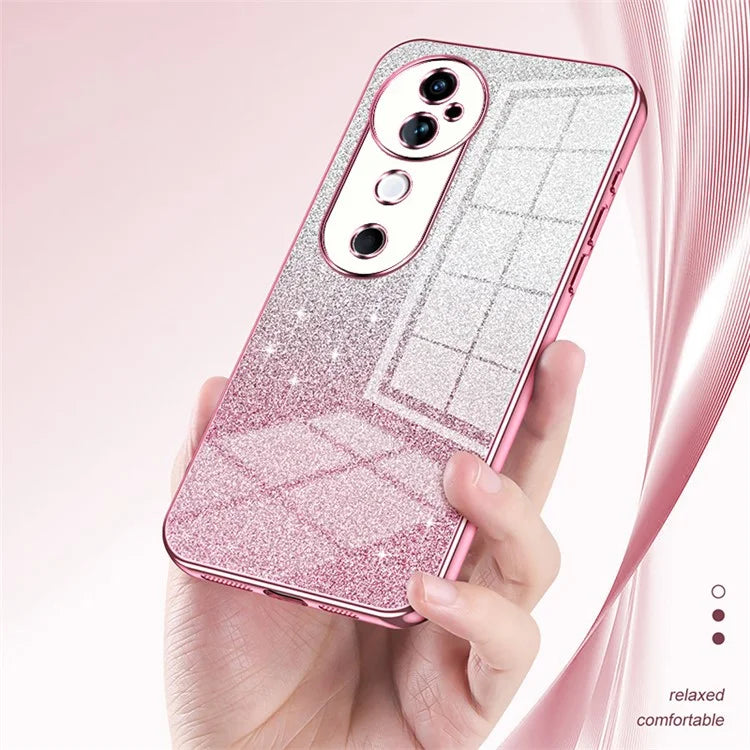For vivo S19 5G Case Bling Gradient Glitter Soft TPU Phone Cover