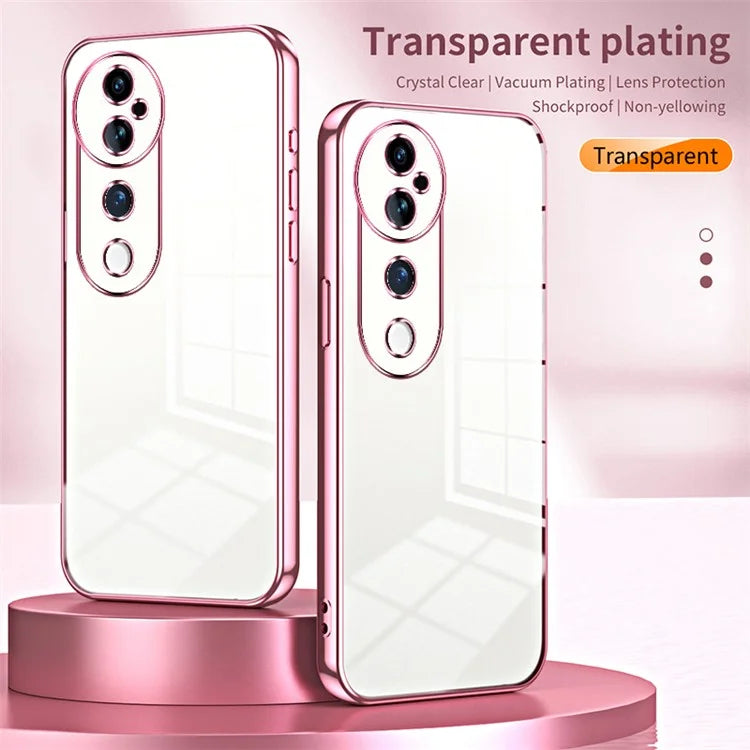 For vivo S19 Pro 5G Case Electroplating Shockproof TPU Phone Cover