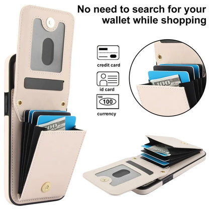 For iPhone 15 Plus Case Rhombus Leather+TPU Phone Card Bag with Shoulder Strap