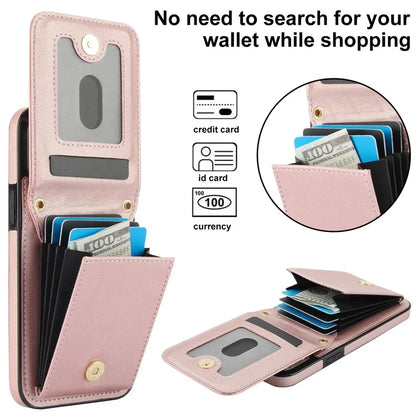 For iPhone 15 Plus Case Rhombus Leather+TPU Phone Card Bag with Shoulder Strap