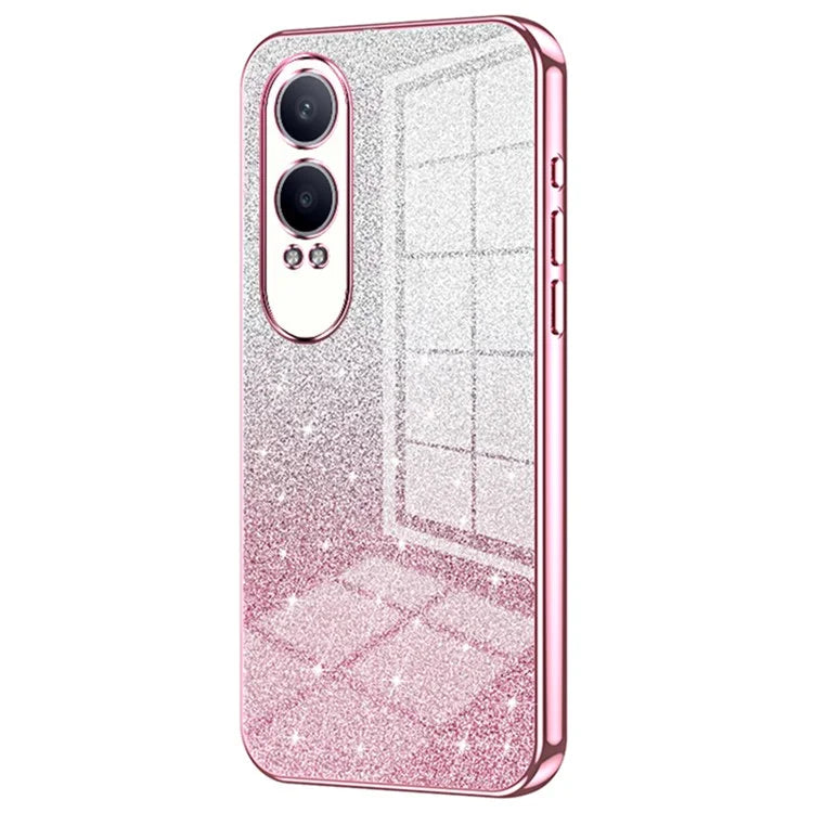 For Oppo K12x 5G / OnePlus Nord CE4 Lite 5G Case Gradient Glitter Anti-Scratch Soft TPU Phone Cover