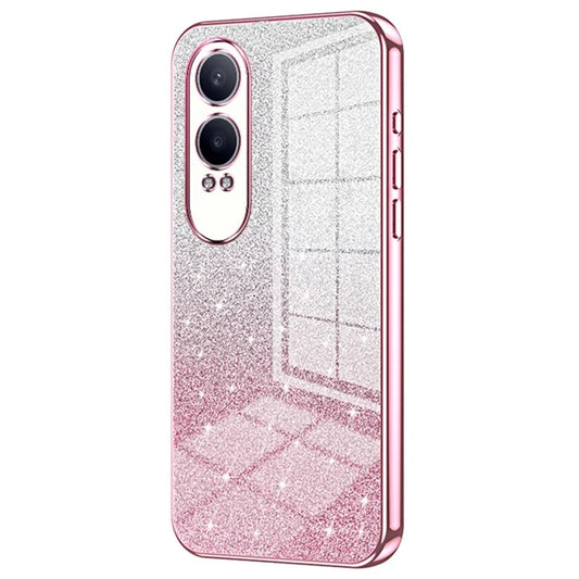 For Oppo K12x 5G / OnePlus Nord CE4 Lite 5G Case Gradient Glitter Anti-Scratch Soft TPU Phone Cover