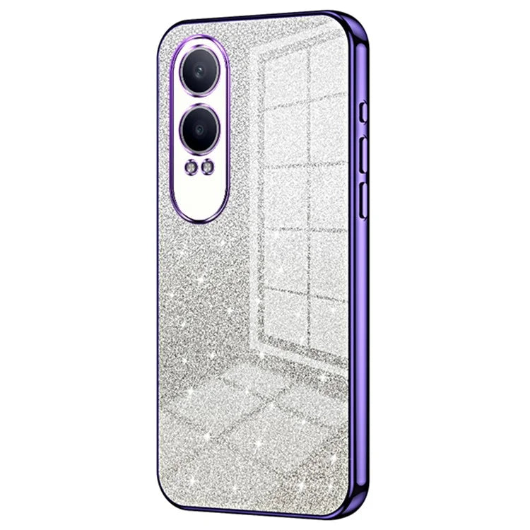 For Oppo K12x 5G / OnePlus Nord CE4 Lite 5G Case Gradient Glitter Anti-Scratch Soft TPU Phone Cover