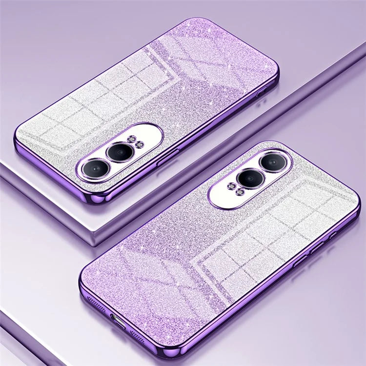 For Oppo K12x 5G / OnePlus Nord CE4 Lite 5G Case Gradient Glitter Anti-Scratch Soft TPU Phone Cover
