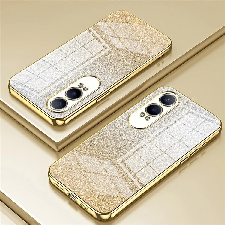 For Oppo K12x 5G / OnePlus Nord CE4 Lite 5G Case Gradient Glitter Anti-Scratch Soft TPU Phone Cover