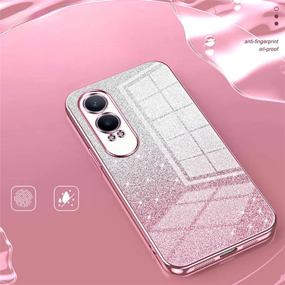 For Oppo K12x 5G / OnePlus Nord CE4 Lite 5G Case Gradient Glitter Anti-Scratch Soft TPU Phone Cover