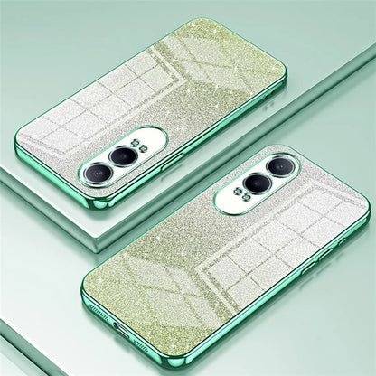 For Oppo K12x 5G / OnePlus Nord CE4 Lite 5G Case Gradient Glitter Anti-Scratch Soft TPU Phone Cover