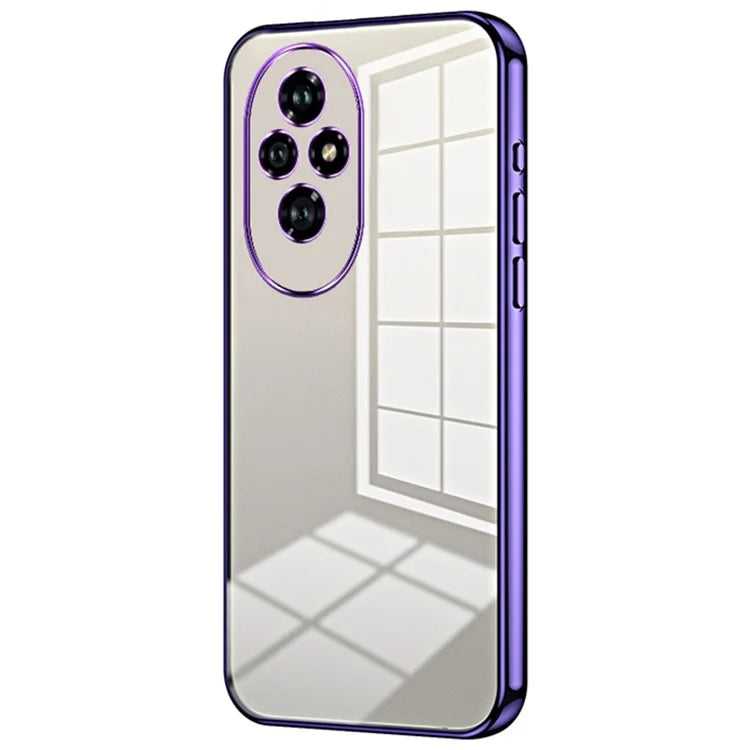 For Honor 200 5G Case Electroplating Frame Soft TPU Phone Cover