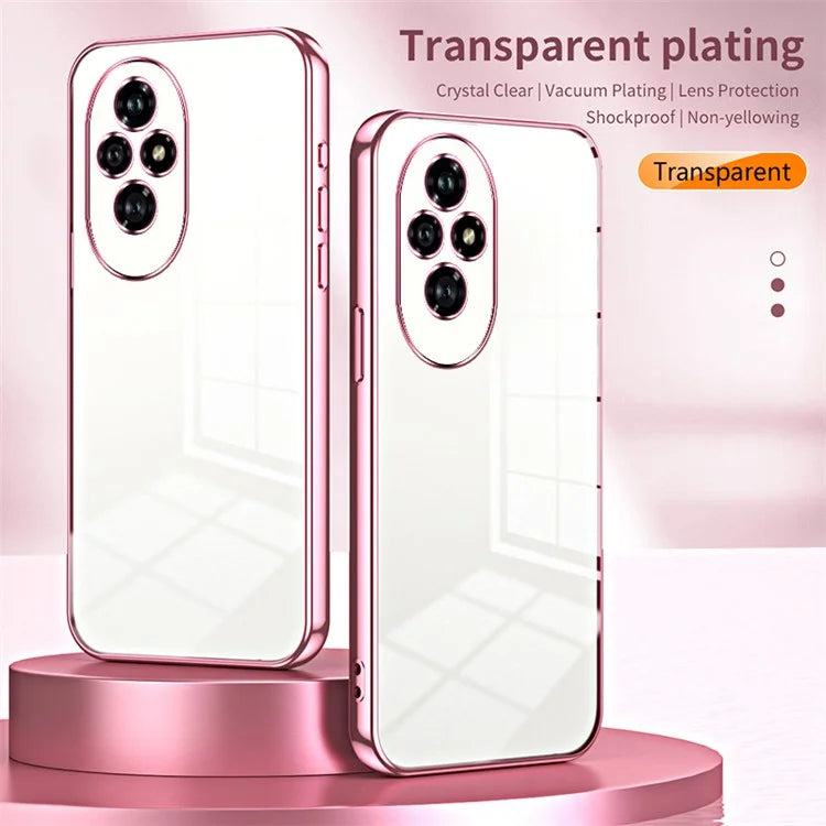 For Honor 200 5G Case Electroplating Frame Soft TPU Phone Cover