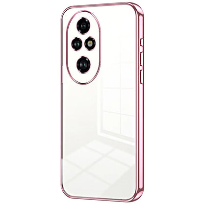 For Honor 200 Pro 5G Case TPU Phone Cover Electroplating Frame Edge