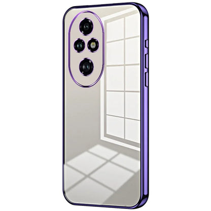 For Honor 200 Pro 5G Case TPU Phone Cover Electroplating Frame Edge