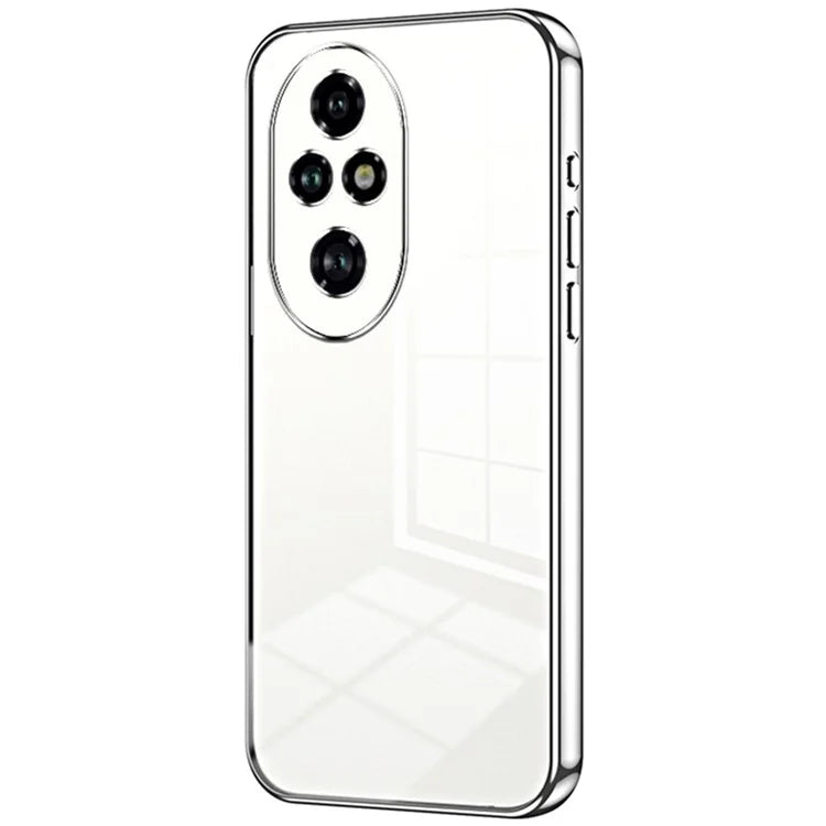 For Honor 200 Pro 5G Case TPU Phone Cover Electroplating Frame Edge