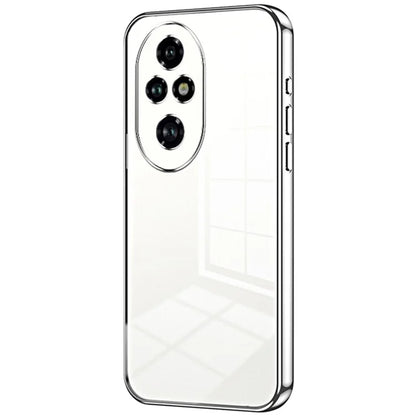 For Honor 200 Pro 5G Case TPU Phone Cover Electroplating Frame Edge