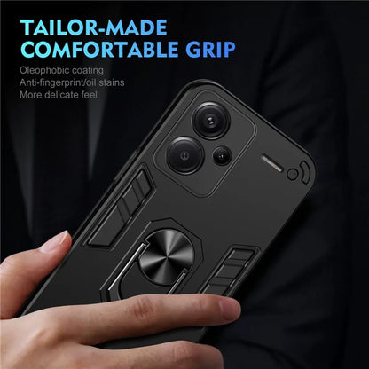 For Xiaomi Redmi Note 13 Pro+ 5G Case Rotating Kickstand PC+TPU Phone Cover