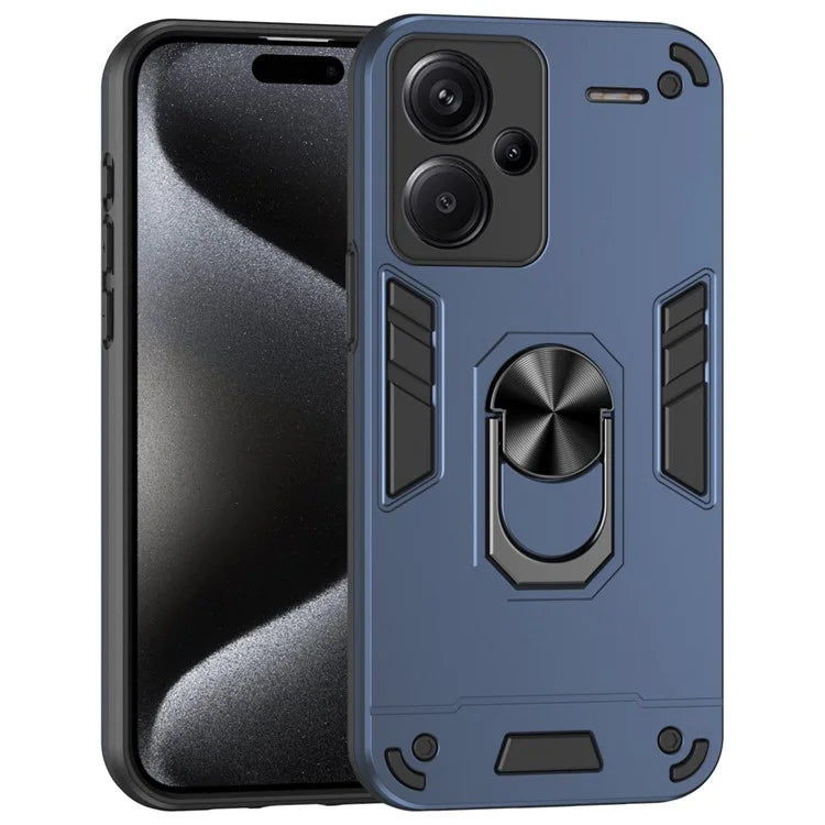 For Xiaomi Redmi Note 13 Pro+ 5G Case Rotating Kickstand PC+TPU Phone Cover
