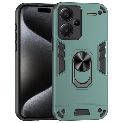 For Xiaomi Redmi Note 13 Pro+ 5G Case Rotating Kickstand PC+TPU Phone Cover