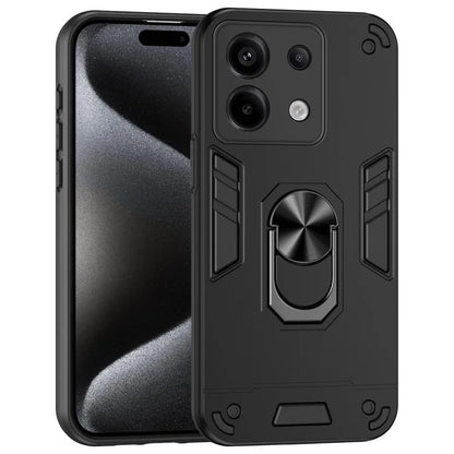 For Xiaomi Redmi Note 13 5G (Global) Case Kickstand Hard PC Soft TPU Phone Cover