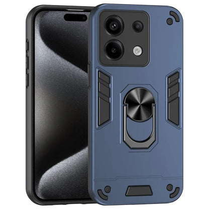 For Xiaomi Redmi Note 13 5G (Global) Case Kickstand Hard PC Soft TPU Phone Cover