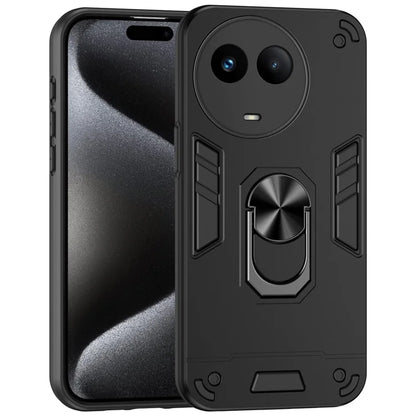 For Realme V50 5G Case Shockproof PC+TPU Phone Cover with Kickstand