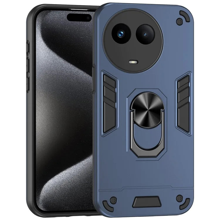 For Realme V50 5G Case Shockproof PC+TPU Phone Cover with Kickstand