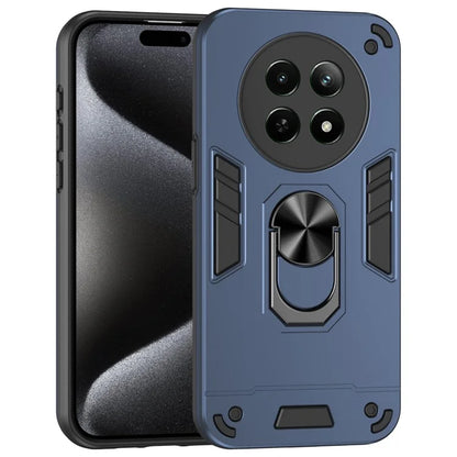 For Realme 12 5G Case PC+TPU Shockproof Phone Protective Cover Rotating Kickstand