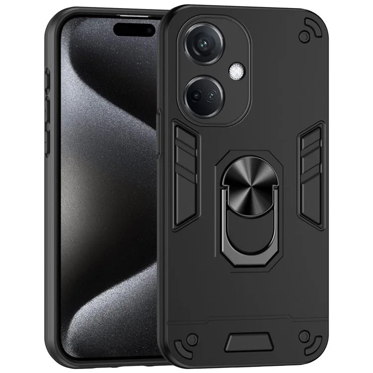For Oppo K11 5G Case Rotating Kickstand PC+TPU Phone Shell