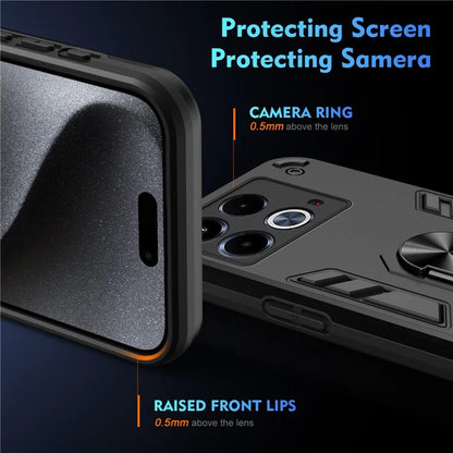 For Infinix Note 40 Slim Case Kickstand Car Mount Phone Case