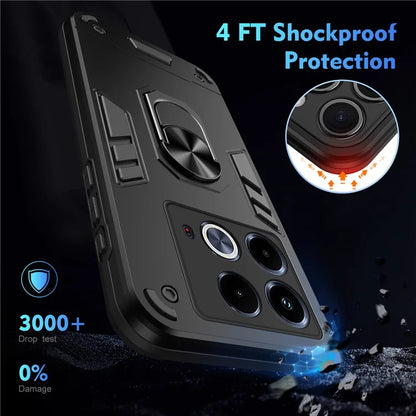 For Infinix Note 40 Slim Case Kickstand Car Mount Phone Case
