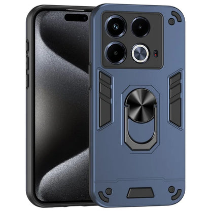 For Infinix Note 40 Slim Case Kickstand Car Mount Phone Case