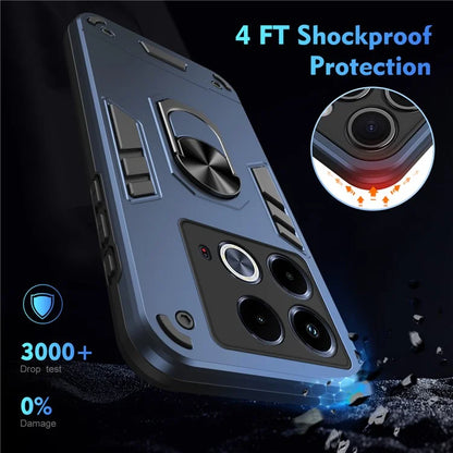 For Infinix Note 40 Slim Case Kickstand Car Mount Phone Case