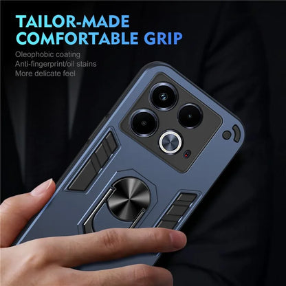 For Infinix Note 40 Slim Case Kickstand Car Mount Phone Case