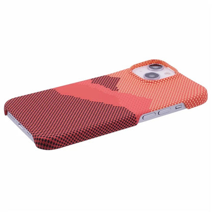 For iPhone 15 Case Water Transfer Printing Luminous Anti-Scratch PC Cell Phone Cover