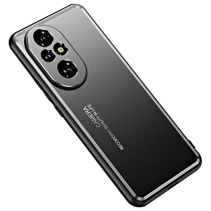For Honor 200 Pro 5G Case Shockproof TPU+Aluminium Alloy Slim Phone Cover
